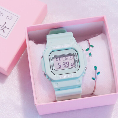 

Watch girls&boys Korean version of simple unicorn multifunctional digital electronic watch couples