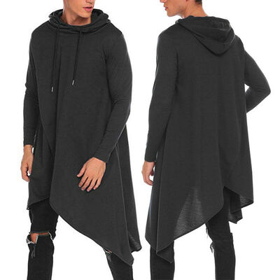 

SUNSIOM Mens Hoodie Long Sleeve Pullover Loose Casual Hooded Sweatshirt Coat Jackets