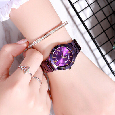 

Womens watch calendar waterproof simple ladies watch steel belt small dial student watch female