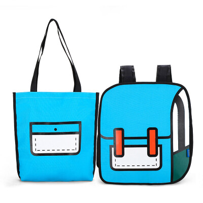 

Juvenile schools school bag Lin Miaojing two-shoulder bag two-shoulder bag two-shoulder bag three-dimensional cartoon primar