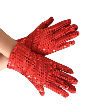 

1 Pair Shining Sequin Sequined Glitter Gloves Dance Party Fancy Costume Gloves