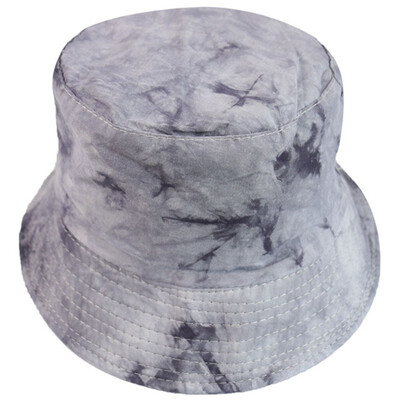 

Women Men Tie-Dye Bucket Hat Reversible Packable Wide Brim Fisherman Cap