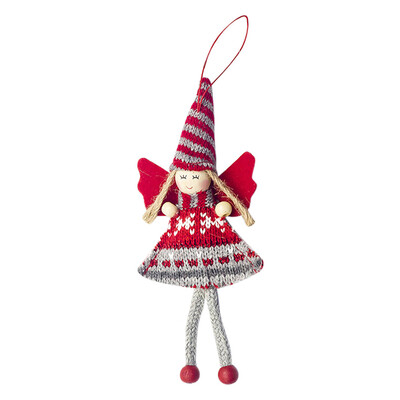 

Toponeto Lovely Christmas Tree Decorations Cloth Doll Pendant Hanging Party Home