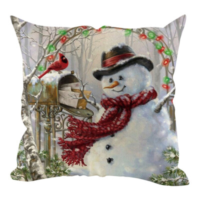 

〖Follure〗Christmas Pillow Cover Pillowcases Decorative Sofa Cushion Cover Home Decoration