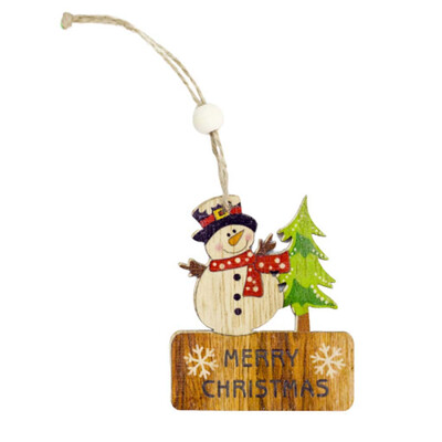 

Tailored Christmas Decorations Wooden Ornament Xmas Tree Hanging Pendant Ornament