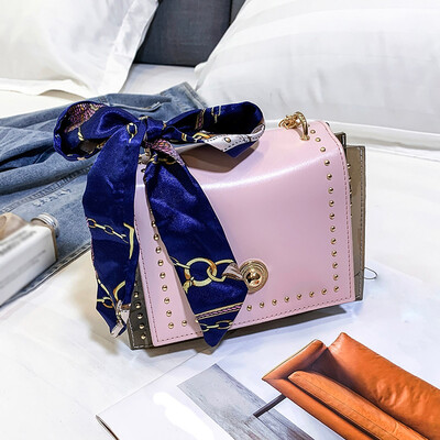 

Tailored Fashion Lady Retro Silk Scarf Translucent Versatile Shoulder Bag Messenger Bag