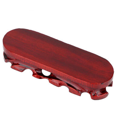 

Greensen Malas Wood Strip Solid Wood Base Stone Ornament Flower Pot Wood Bottom Pedestal Craft
