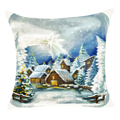 

Tailored Christmas Pillow Cover Decor Pillow Case Sofa Waist Throw Cushion Cover