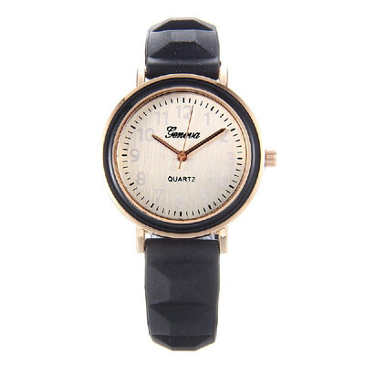 

Quartz Watch Women Silicone Strap Wrist Watch Casual Female Clock