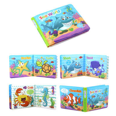 

Tailored Bath Books Baby Education Toy Intelligence Development EVA Floating Cognize Book