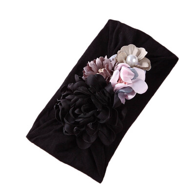 

Cute Baby Girls Princess Soft Flower Hairband Turban Headbands Wedding Party