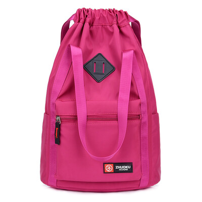 

Drawstring shoulder bag for men&women sports fitness bag bundle pocket easy travel large capacity portable waterproof backpack