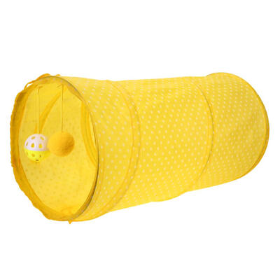 

Funny Toys Foldable Dot Tent Training Pet Play House Cat Tunnel 3 Colors