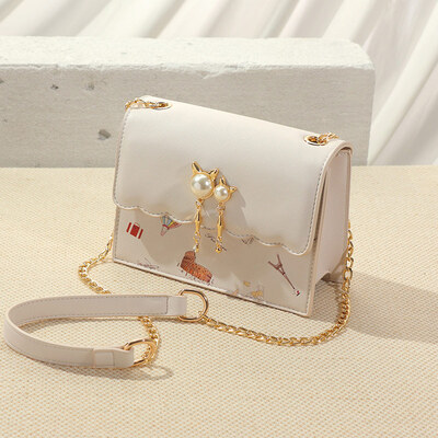 

Summer ins girls tide Korean version of Joker chain shoulder Messenger bag fashion students