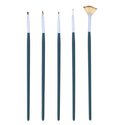 

5pcs 3D Painting Drawing UV Gel DIY Brush Pen Nail Art Decoration Tools Set