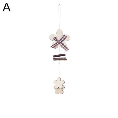 

Nordic Wooden Cute Flower Butterfly Hen Bird Easter Hanging Ornament Home Decor