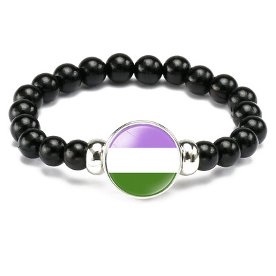 

Gay Pride Lgbt Rainbow Lgbt Beads Bracelets Bangles For Lesbian Gay Jewelry Gifts