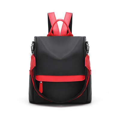 

Dual-purpose canvas backpack cloth nylon double-shoulder bag womens fashion high-capacity travel