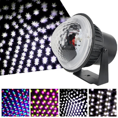 

AC85V-240V 5W LEDs Mini Projector Light LEDs Snow Falling Snowflake Stage Lamp Lighting Fixture Color Disco Lamp for DJ Home Party