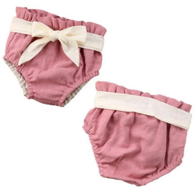 

Baby Toddler Boys Girls Cotton Solid Harem PP Pants Shorts Bottoms 3-24Months