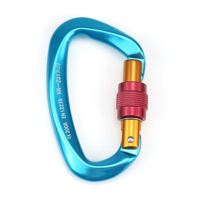 

Carabiner with Screw Locking Gate 25KN Heavy Duty Carabiner Clips for Hammocks Camping Hiking Backpacking