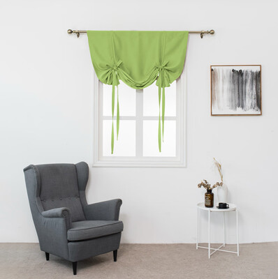 

Toponeto Thermal Insulated Blackout Curtain for Small Window Valance Balloon Blind
