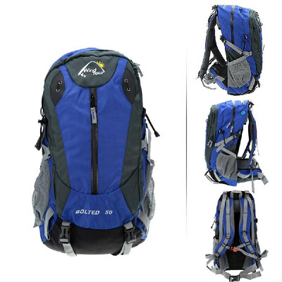

Wind Tour 50L Outdoor Sport Travel Backpack Mountain Climbing Knapsack with Rain Cover Camping Hiking