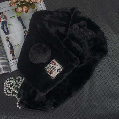 

2018 autumn&winter new hair ball soft fur scarf warm simple simple lady imitation rabbit fur collar