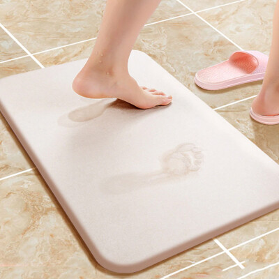 

Gobestart Diatom Mud Anti-Slip Absorbent Fast Drying Ultra Absorbent Mat Bathroom Mat