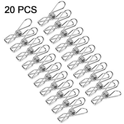 

20pcs Stainless Steel Clothes Pegs Household Socks Underwear Drying Rack Clip Holder Stainless Steel Clothes Clip Clothes Clip