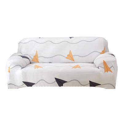 

Airplane Print Tight Wrap Slipcover All-Inclusive Elastic Thin Sofa Cover