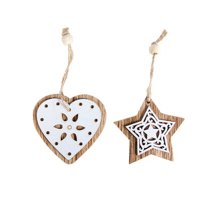 

Siaonvr Christmas Decoration Creative Wooden Crafts Christmas Pendant Hanging Ornaments