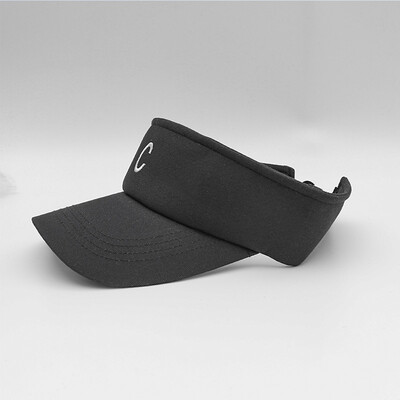 

Hat lady spring&summer new simple letter embroidery empty top hat Korean version of the outdoor sports cap male tide