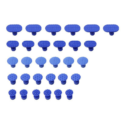 

30 Pcs Blue Dent Puller Tabs Car Auto Body Dent Repair Tool Accessory
