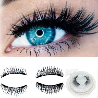 

〖Follure〗1 Pair 3D Magnetic False Eyelashes Lashes Reusable False Magnet