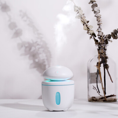 

〖Follure〗USB LED Ultrasonic Mushroom shape Humidifier Essential Aroma Oil Diffuser Atomi