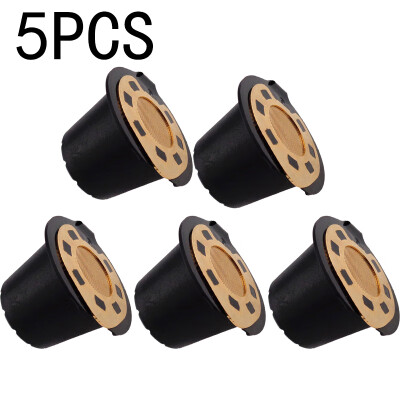 

5Pcs Stainless Steel Coffee Capsule Cups Pods Reusable For Nespresso Machines