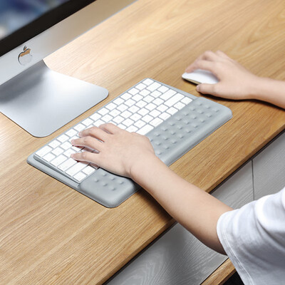 

BUBM Apple Wireless II Bluetooth Memory Cotton Keyboard Support Magic Keyboard2 Wireless Bluetooth Keyboard Pad Wrist Pad Silicon Base Accessories Black MHJPD-01