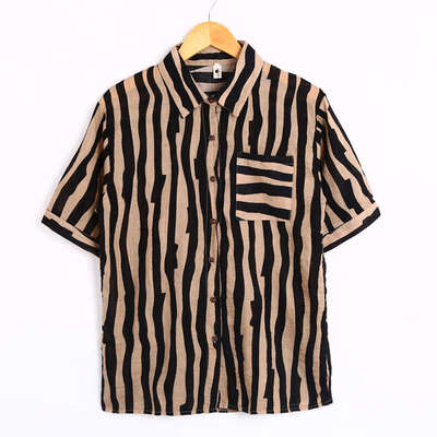 

Women Summer Striped Blouse Long Sleeve Blouse with Pocket Turn-down Neck Shirts Casual Tops Blouse Chemisier Female Blouse