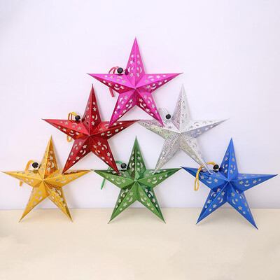 

Tailored Romantic Xmas String Hanging Charm Star Party Decoration Christmas Tree Ornament