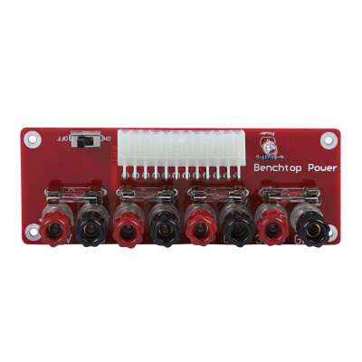 

Greensen 24in ATX Power Board Indicator Bench Top Breakout Board Module Kit For Computer PC Red Power Board Benchtop Power Board