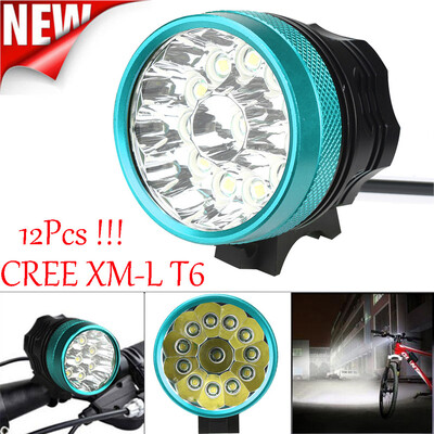 

Saidsome 30000LM 12 x XM- T6 LED Bicycle Cycling Light Waterproof Lamp flashlight lamp