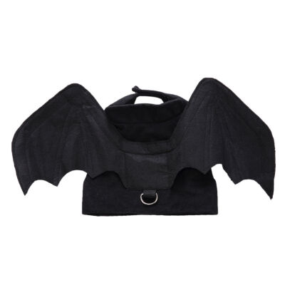 

Pet Black Polyester Halloween Bat Cosplay Costume for Small Medium Dogs Puppy Festival Clothes