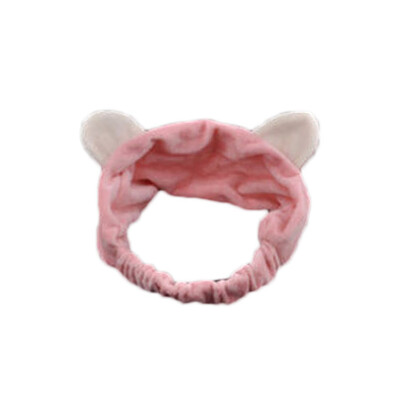 

2019 Lovely Makeup Cute Fashion Cat 39s Ear Headband Lovely Hair Band Bath Sponges band