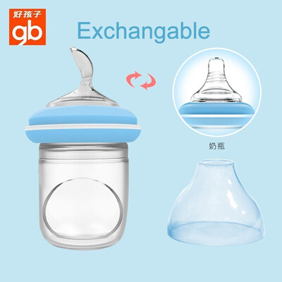 

Goodbaby gb Baby Food Nurser - 4 Months 60ml 100 Silicone Nipple&Spoon BPA-Free