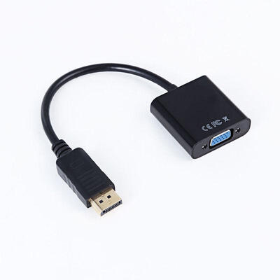 

DP DisplayPort Male to VGA Female Converter Adapter Adaptor Cable For PC Laptops