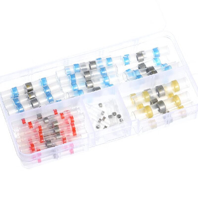 

500PCS Shrinkage Solder Sleeve Heat Shrink Tube Butt Terminal Wire Splice Connector H500-1