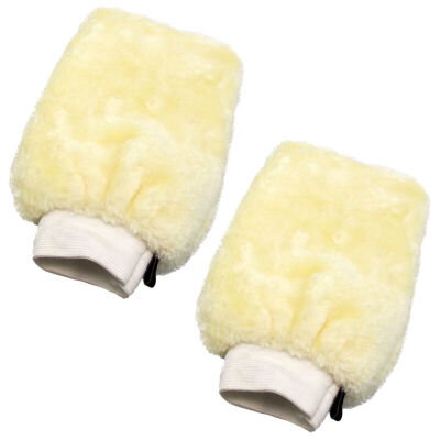 

2pcsSet Microfiber Car Care Wash Gloves Hand Wash Cleaner Tools 2317cm