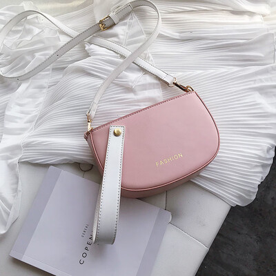 

Texture saddle bag net red foreign style hand bag new 2019 Korean version of Joker Messenger bag womens shoulder bag tide