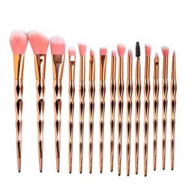 

Toponeto 15 PCS Make Up Foundation Eyebrow Eyeliner Blush Cosmetic Concealer Brushes